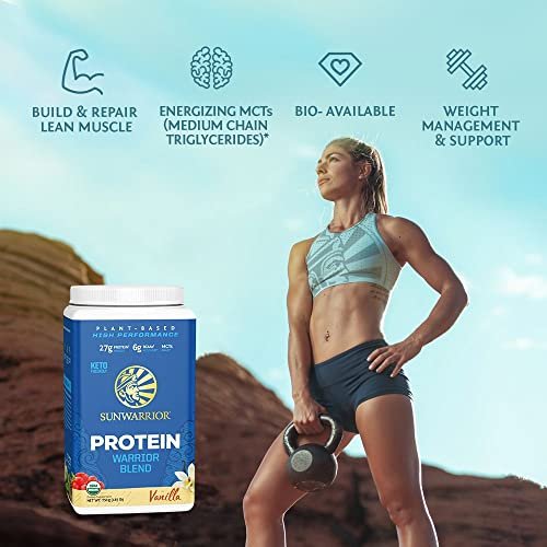 Organic Plant Based Protein Powder | Vegan Organic Protein Powder Vanilla Flavored with BCAA Amino Acids & Hemp Seed Pea Blend | Non-GMO Soy Dairy Filler & Gluten Free (Vanilla, 17 Servings) - görsel 13