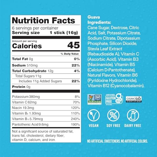 Liquid I.V.® Hydration Multiplier - Guava | – Size: 0.56 Ounce (Pack of 16) – Image 6