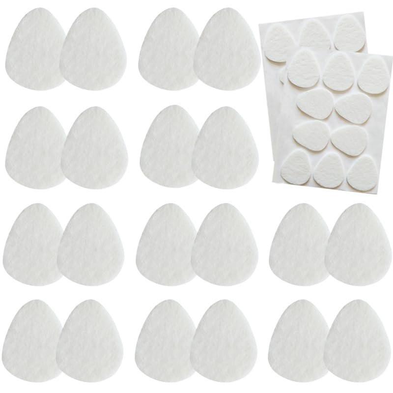20 Pack Metatarsal Pads for Women and Men, Felt Ball of Foot Cushion, Adhesive Forefoot Pads Forefoot Cushion Pads, Foot Pads for Forefoot and Sole Support, Metatarsalgia Mortons Neuroma White - görsel 5