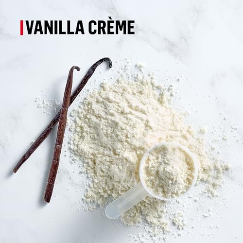 Muscle Milk Genuine Protein Powder, Vanilla Crème, 1.93 Pounds, 12 Servings, 32g Protein, 2g Sugar, Calcium, Vitamins A, C & D, NSF Certified for Sport, Energizing Snack, Packaging May Vary - görsel 3