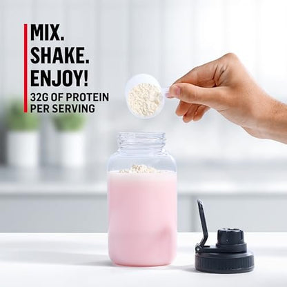 Muscle Milk Genuine Protein Powder, – Low Sugar: Only 3g of sugar per serving, making it a smart choice for those – Image 2