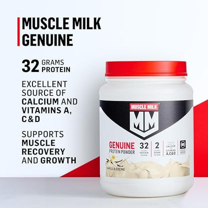 Muscle Milk Genuine Protein Powder, – Servings Per Container: 13 – Image 8