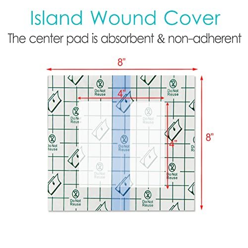 Waterproof Shower Cover Shields, Non-Stick – Material: Medical-grade waterproof film with non-stick center pad – Image 9