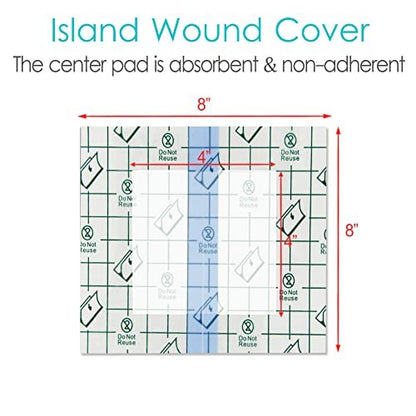 Waterproof Shower Cover Shields, Non-Stick – Waterproof Protection: Made from medical-grade waterproof materials, – Image 1