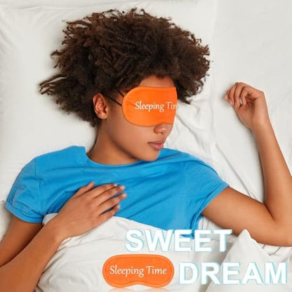 Eurzom 20 Pieces Funny Sleeping Eye Mask Bulk with Adjustable Strap Sleep Blackout Eye Mask for Night Blindfold Cover for Spa Women Men Adult Pajama Party Favors (Bright Colors)