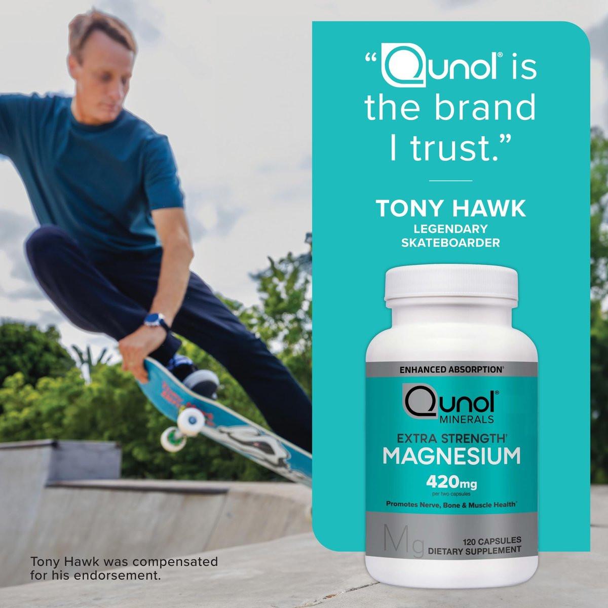 Qunol Magnesium Capsules 420mg, High Absorption Magnesium Supplement, Extra Strength, Bone and Muscle Health Supplement, 120 Count - görsel 10