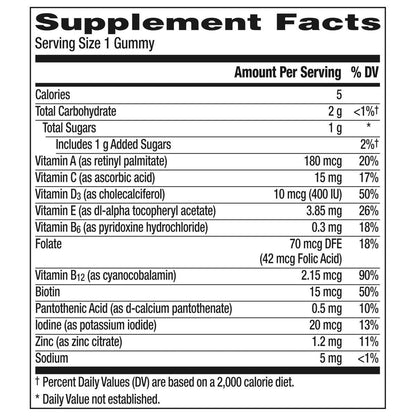 Centrum Kids Multivitamin Gummies, Tropical Punch Flavor, 150 Count – 150 Day Supply