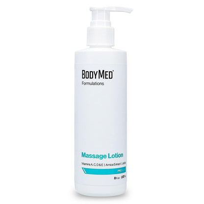 BodyMed Formulations Massage Lotion, 8 oz. – Fragrance-Free, All-Natural Lotion for Massage Therapy – Leaping Bunny Certified – with Arnica Extract & Jojoba – Non-Staining, & Paraben Free