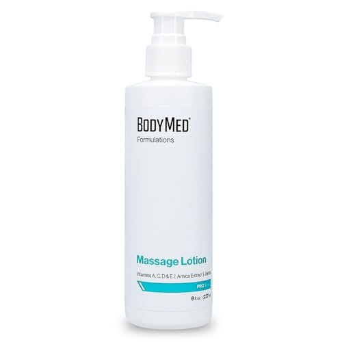 BodyMed Formulations Massage Lotion, 8 oz. – Fragrance-Free, All-Natural Lotion for Massage Therapy – Leaping Bunny Certified – with Arnica Extract & Jojoba – Non-Staining, & Paraben Free - görsel 2