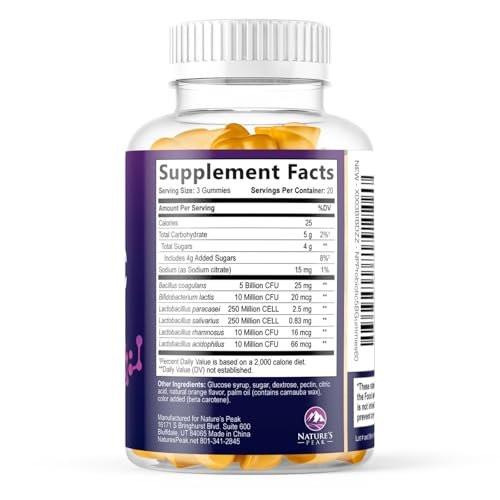 Probiotic Gummies - 6 Premium Probiotic Strains - Daily Gut Health Pro Biotic Gummy Supplement for Women, Men & Teens, Natural Digestive Health Support, “Good” Gut & Immune Support - 120 Gummies - görsel 12