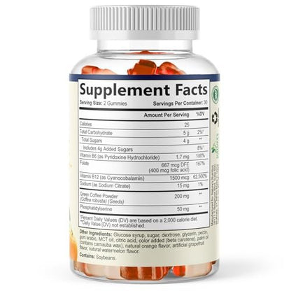 Brain Supplements Gummies - 3X Strength – Serving Size: 2 gummies – Image 18