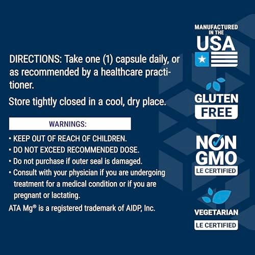 Life Extension Calm-Mag, Magnesium Acetyl taurinate, Daily Stress Management Formula, Supports Calmness and Relaxation, Gluten-Free, Non-GMO, Vegetarian, 30 Capsules - görsel 2