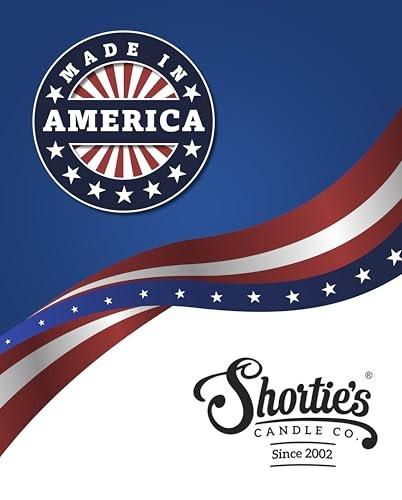 Shortie's Candle Company Vanilla Bean Natural Soy Wax Melts - 1 Highly Scented 3 Oz. Bar - Made with 100% Soy and Essential Fragrance Oils - Phthalate & Paraffin Free, Vegan, Non-Toxic