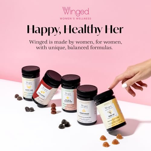 Winged Wellness Sleepyhead Natural Sleep Gummies for Women - Sleep Support Aid with 3mg Melatonin, L-Theanine, 5-HTP - Blueberry Lavender, 14 Vegan Gummies - görsel 13