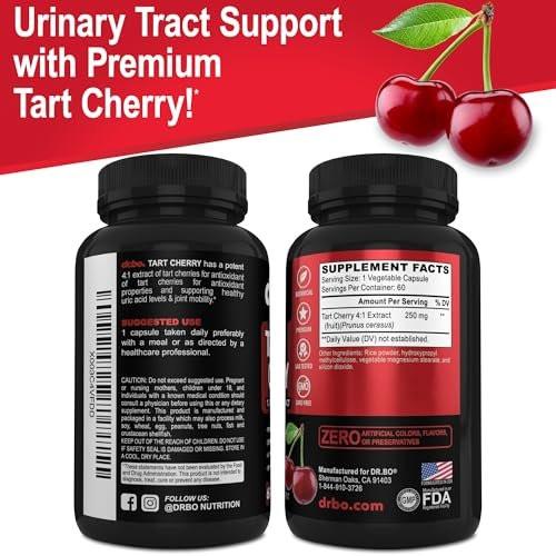 Tart Cherry Extract Capsules Supplement - Purge Uric Acid Flush Cleanse Antioxidant Pills for Rest Support - Tart Cherry Capsules Anthocyanin Supplements Ultra Pure Cherries Vitamins Concentrate Pill - görsel 11