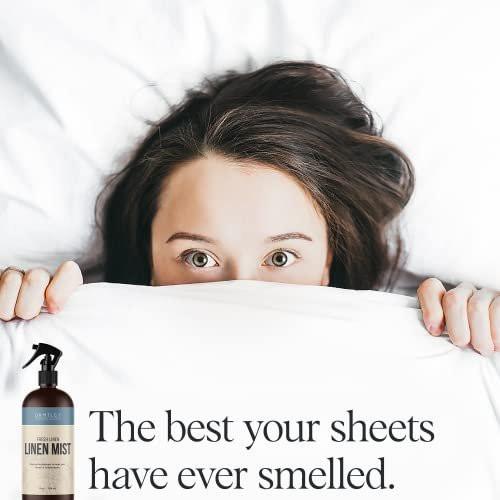 DRMTLGY Natural Fresh Linen Mist and Room Spray - Pure Essential Oils for a Pillow Spray, Linen Mist, and Fabric Spray - Aromatherapy Spray for Relaxation and Sleep, 8 oz - görsel 1