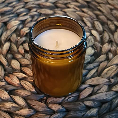 Arctic Wicks Scented Coconut Beeswax Candles | Coconut Beeswax Non Toxic Candle 9oz Amber | Farmhouse Candles Non-Toxic Clean Burn 100% USDA Certified Biobased (Ocean Breeze) - görsel 16