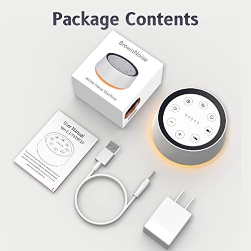 Brown Noise Sound Machine with 30 Soothing – Volume: 36 levels – Image 13