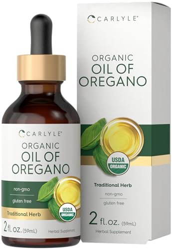 Carlyle Organic Oil of Oregano Liquid Drops - 2 fl oz - 1 Year Supply | Vegan Herbal Supplement | Non-GMO, Gluten Free - görsel 2