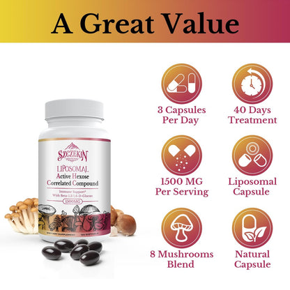 1500mg Liposomal Active Hexose Correlated – High Potency 1500mg: Each serving delivers 1500mg of active hexose – Image 1