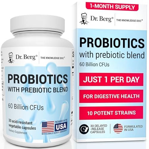Dr. Berg Probiotic Supplement (60 Billion – Convenient Capsules: Just one capsule per day; 30-day supply per – Image 15