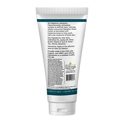 UltimateVitality Unscented Radiation Burn Relief Cream – Calendula Cream for Radiation Patients, Natural, Organic, Paraben, Phthalate Free - 2 ounces - görsel 10