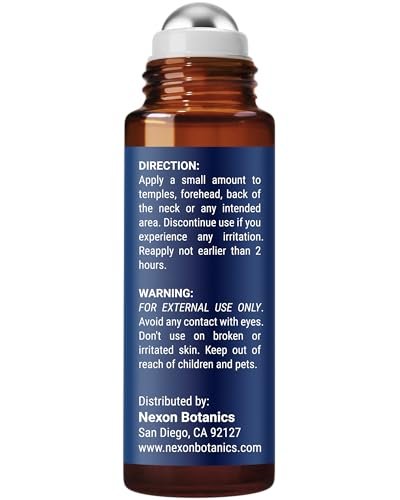 Muscle Relief Essential Oil Roll-On 10 ml - Pure & Natural Prediluted Blend for Sore Muscles, Aches & Recovery - Easy Roller for Athletes & Active Lifestyles - Nexon Botanics - görsel 7