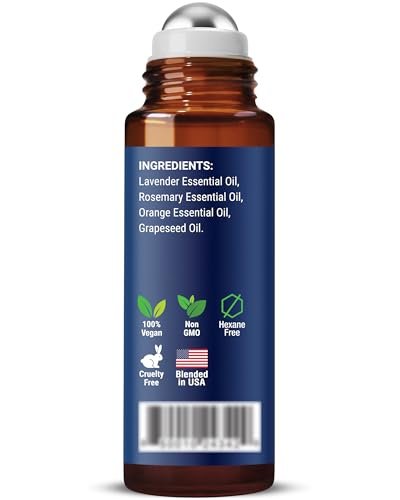 Zen Sleep Essential Oil Roll-On 10 ml - Calming Blend for Serenity & Deep Sleep with Lavender, Rosemary - Easy-to-Use Roller Ball - Nexon Botanics - görsel 4