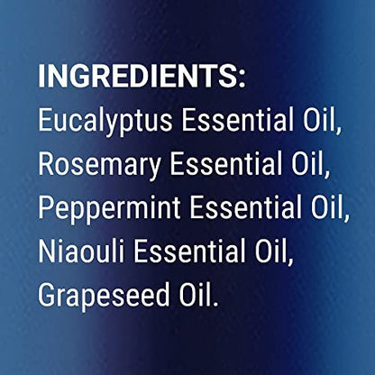 Peppermint Essential Oil Roll-On 10 ml - Pure, Natural & Prediluted Blend with Fresh Minty Aroma - Roller for Aromatherapy & Headache Relief - Nexon Botanics