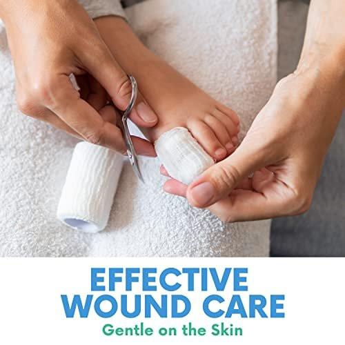 HEALQU Premium Gauze Rolls - 6' x 4.1 Yards - 12 Rolls, Individually Wrapped Conforming Stretch Gauze Bandage - Super Soft Woven Stretch Bandages for Primary Wound Dressing Support - görsel 8
