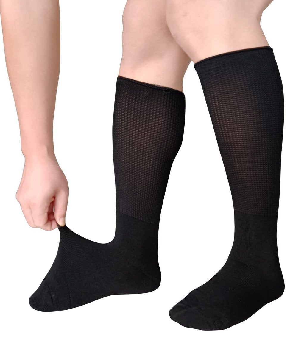 CIRZUEX Extra Wide Socks for Diabetic – Material: 100% Spandex – Image 6