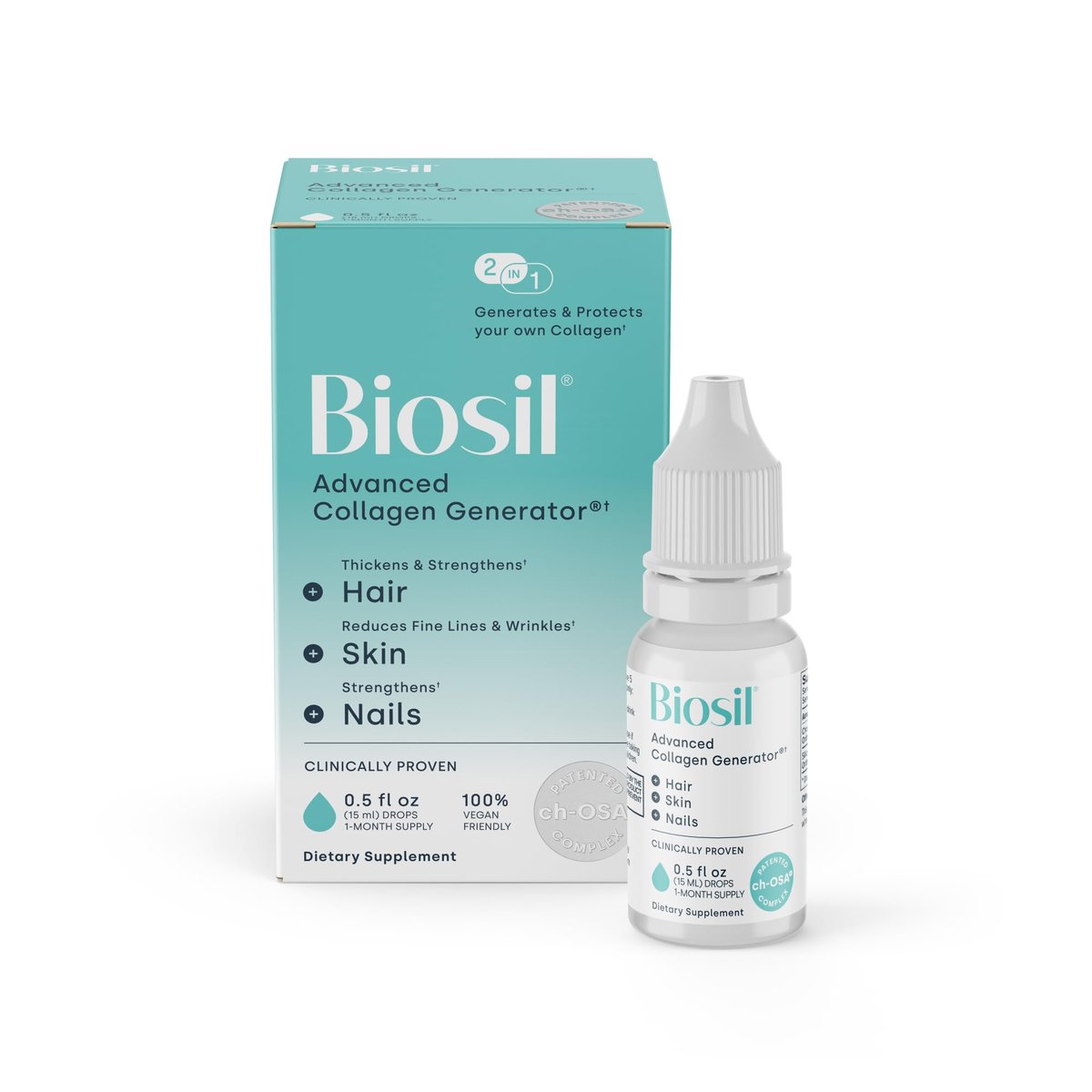 Biosil Collagen Booster Supplement - 0.5 fl – Clean Formula: Free from artificial colors, flavors, and – Image 5