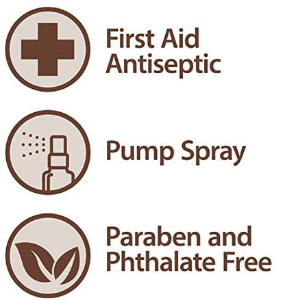 (3 Pack) Globe Hydrogen Peroxide 3% First Aid Antiseptic Topical Solution USP Spray Bottle, 2 Fl. Oz Convenient Pump Spray Bottle