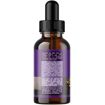 USDA Organic Ashwagandha Liquid Drops - Ashwagandha Root Extract for Stress and Mood Support - Delicious Pure Adaptogen Drops for Adults - Alcohol-Free Herbal Tinctures for Rest - 1 Fl Oz