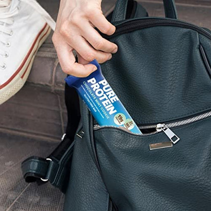 Pure Protein Chocolate Mint Cookie Protein Bars – 20g Protein, 3g Sugar, 190 Calories (12 count) Low Sugar* High Protein Snack - Gluten Free - Perfect for a Healthy Snack