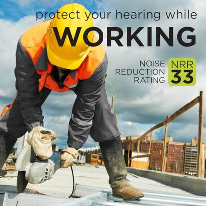 Soft Foam Noise Cancelling Earplugs for Concerts, Hearing Protection, 100 Count (50 Pairs)