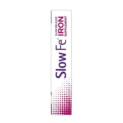 Slow Fe 45mg Iron Supplement for Iron Deficiency, Slow Release, High Potency, Easy to Swallow Tablets - 60 Count