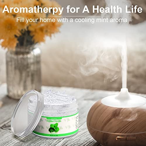 Viktairy Menthol Crystals 2 oz, 100% Pure Organic Mint Crystals | Great for Making Shower Steamers, Creams and Soaps - görsel 4