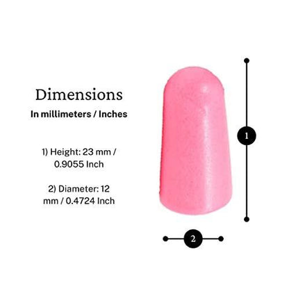 Foam Small Ear Plugs 50 Pair - 30db Disposable Ear Plugs for Noise Reduction Kids Women Children Baby Toddler - Side Sleepers Music Work Airplane Kids Concert Ear Protection Bulk