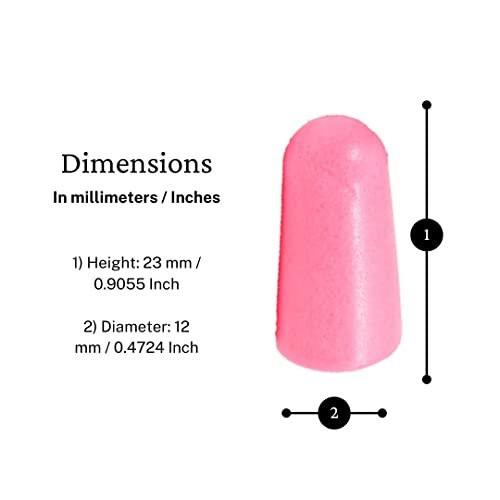Foam Small Ear Plugs 50 Pair - 30db Disposable Ear Plugs for Noise Reduction Kids Women Children Baby Toddler - Side Sleepers Music Work Airplane Kids Concert Ear Protection Bulk - görsel 7