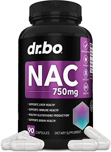NAC Supplement N-Acetyl Cysteine Pills - 750mg N Acetyl Cysteine Pure Vitamin Capsule - Daily Liver Support Formula for Lung Cleanse Health, Kidney Detox, Brain & Respiratory Supplements - 90 Capsules - görsel 9