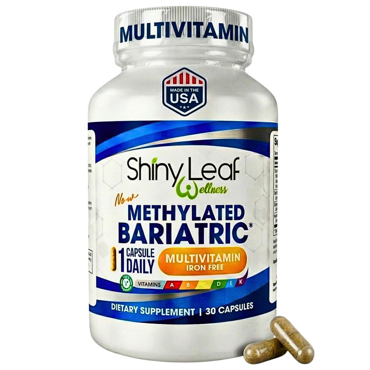 Bariatric Multivitamin Without Iron - Methylated B12 & Folate for Gastric Bypass & Sleeve Surgery | ASMBS Compliant | 1 Daily Capsule, 21 Nutrients | Made in USA, 30 Count - görsel 3