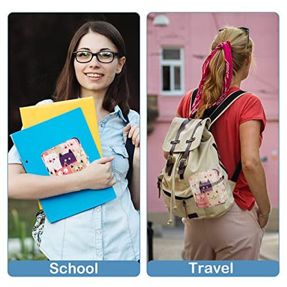 Desing Wish Sanitary Pad Storage Bag Portable Period Bag for Teen Pads/Sanitary Napkins/Small Tampons, Sanitary Napkin Storage Bag First Period Gifts for Teen Girls (Cat)