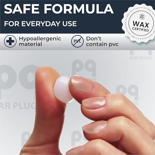 Peace&Quiet PQ Wax Ear Plugs for Sleeping, – Comfortable Wax Silicone Gel Material: Unlike traditional foam – Image 14