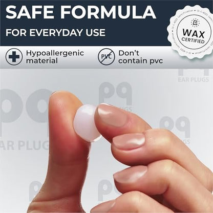 Peace&Quiet PQ Wax Ear Plugs for Sleeping, – Comfortable Wax Silicone Gel Material: Unlike traditional foam – Image 14