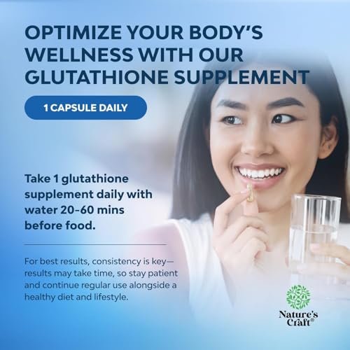 Reduced Glutathione Supplement with Milk Thistle - 500 mg per Serving Pure L Glutathione with Alpha Lipoic Acid & Milk Thistle Silymarin for Skin Radiance, Liver Support & Immune Support - 15 Count - görsel 3