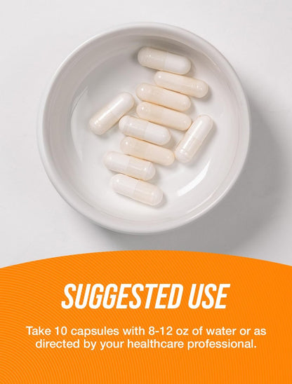 BulkSupplements.com L-Leucine Capsules - Leucine Supplements, Leucine Amino Acid, BCAA Supplements, Leucine 5000mg - Gluten Free, 10 Capsules per Serving - 30-Day Supply, 300 Capsules