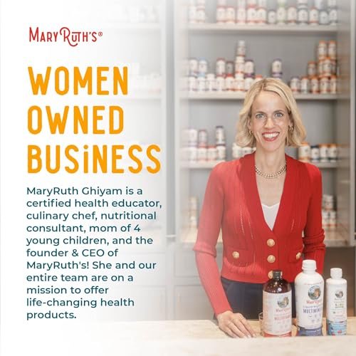 MARYRUTH'S Organics Organic Turmeric Liquid Extract | Sugar Free | USDA Organic | Organic Turmeric Supplement | Non-GMO | Gluten Free | Vegan | Alcohol-Free Tincture | 1 Fl Oz - görsel 4