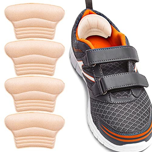 WLLHYF Kids Heel Grips 4 Pieces Self-Adhesive Heel Cushion Add Volume to Too Large Shoe Inserts Prevent Skin Rubbing and Blister Shoe Fit for Toddlers Girls and Boys Women - görsel 11