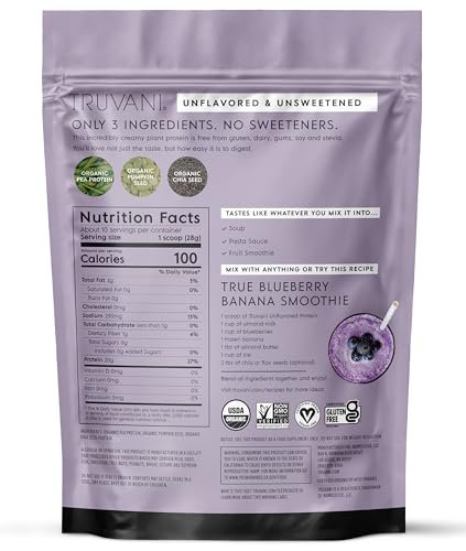 Truvani Vegan Pea Protein Powder | – Organic Pea Protein: Sourced from organic yellow peas, this protein is rich – Image 13
